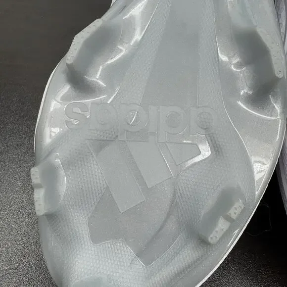 Adizero PureHustle 3 TPU Softball Cleats Adidas White Black Silver IG7137 Sz 9.5 - Picture 9 of 14